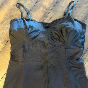 Fila Black Bustier Bodysuit Tank Top